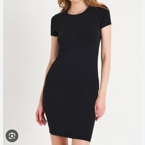 NWOT Sunday Best Black Bodycon Mini Dress Sz10